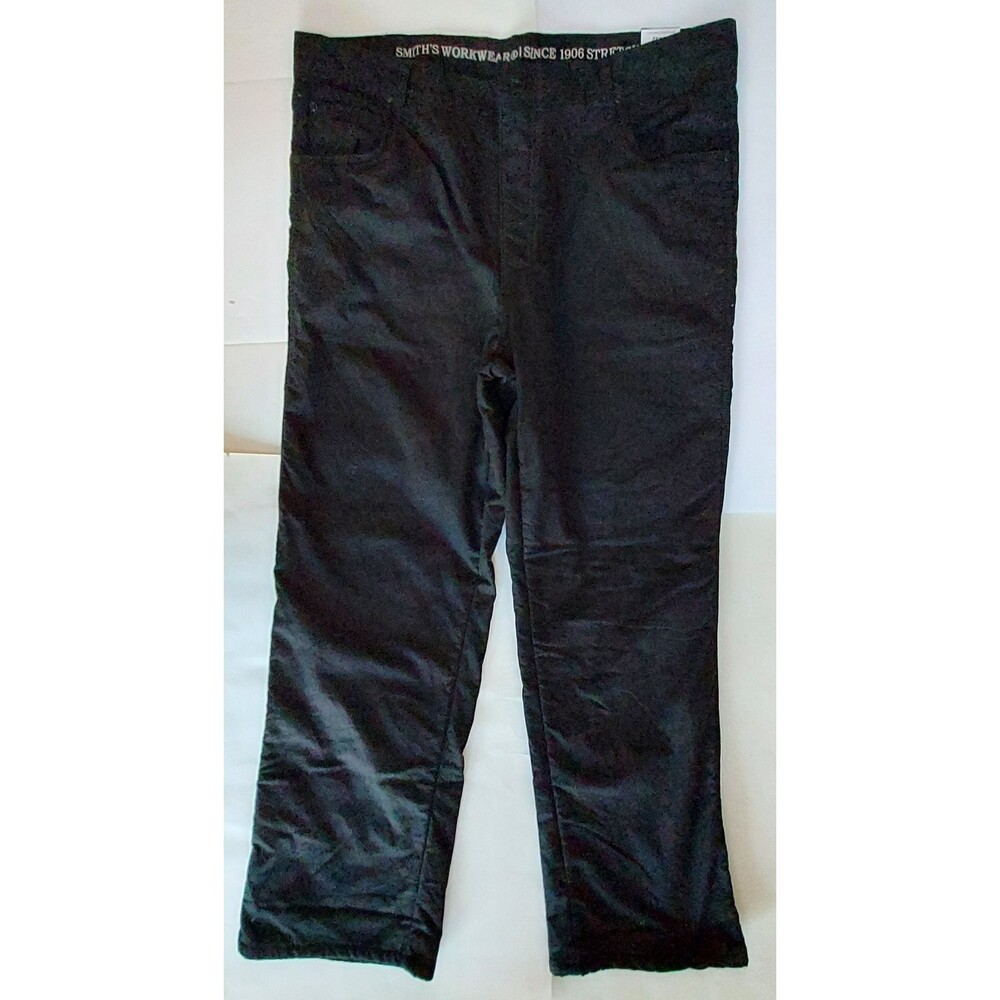 Ladies Aura by Wrangler Straight Leg Stretch Black Jeans Long Rise - Size 8L/Avg